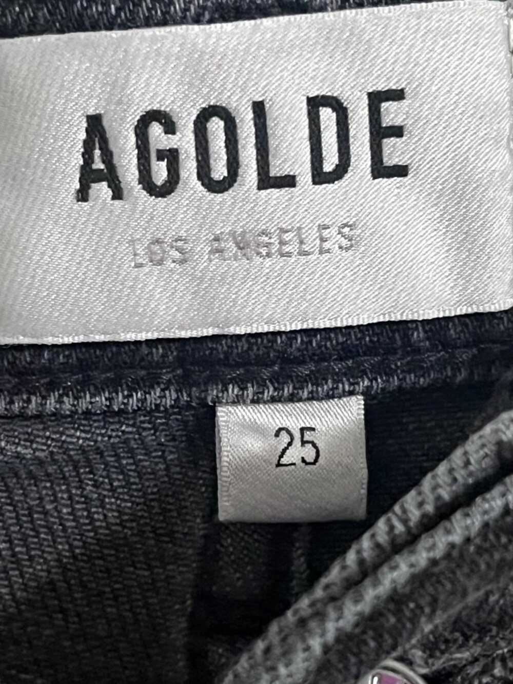 AGOLDE Riley High Rise Straight Crop Jeans Size 25 - Picture 6 of 14